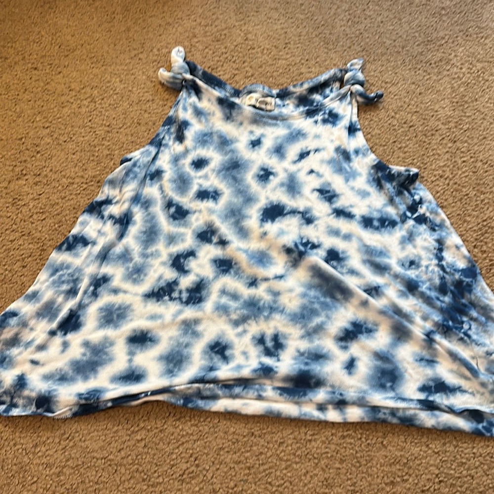 Tucker + Tate Girl’s Tie Shoulder Tye Dyed Tank Top Size 8